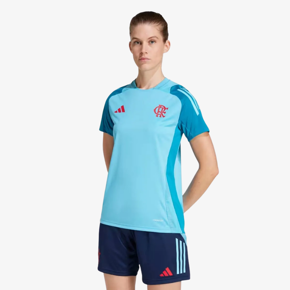 Camisa Adidas Feminina Treino Flamengo 2025/26 — imagem 2