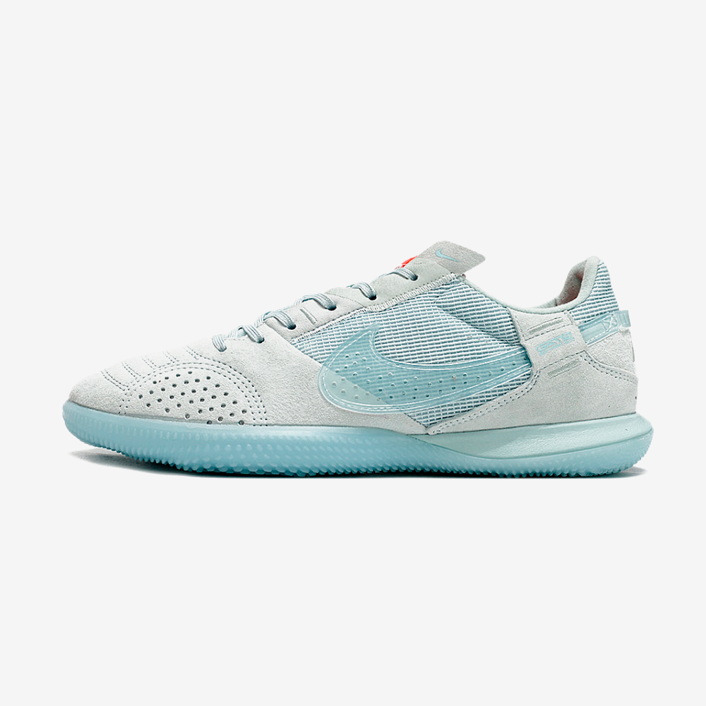 Tênis Futsal Nike Street Gato IC - Azul - vista frontal
