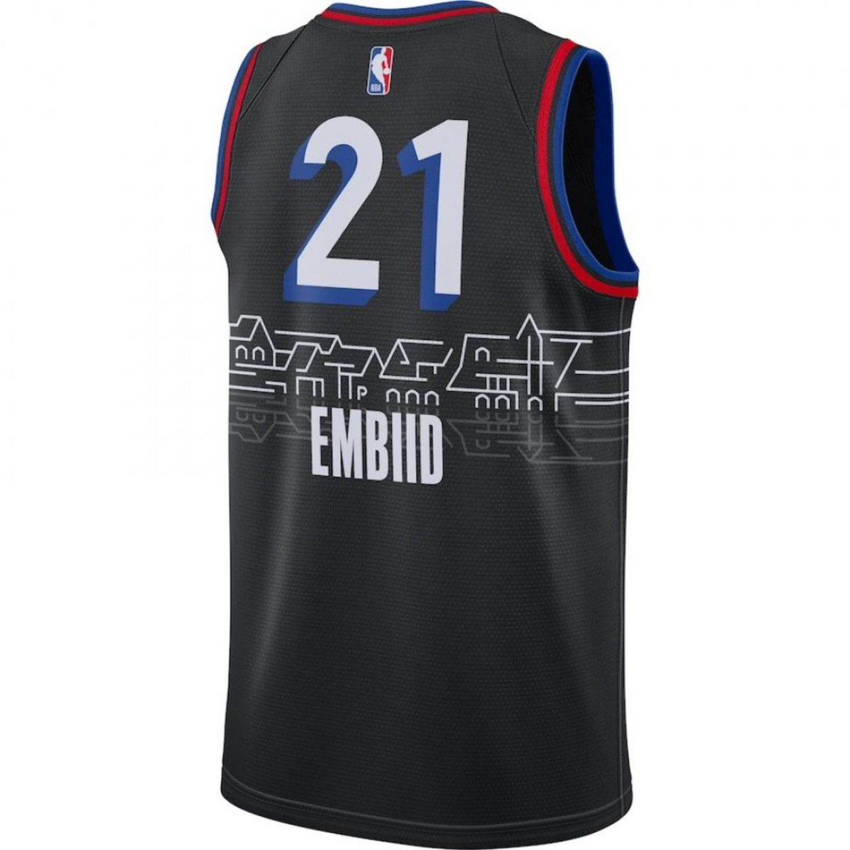 Camisa Regata Nike NBA Philadelphia 76ers City Edition 2020/21 - imagem 2