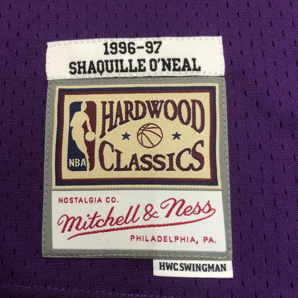 Camisa Regata NBA Los Angeles Lakers Mitchell & Ness 1996 - imagem 7