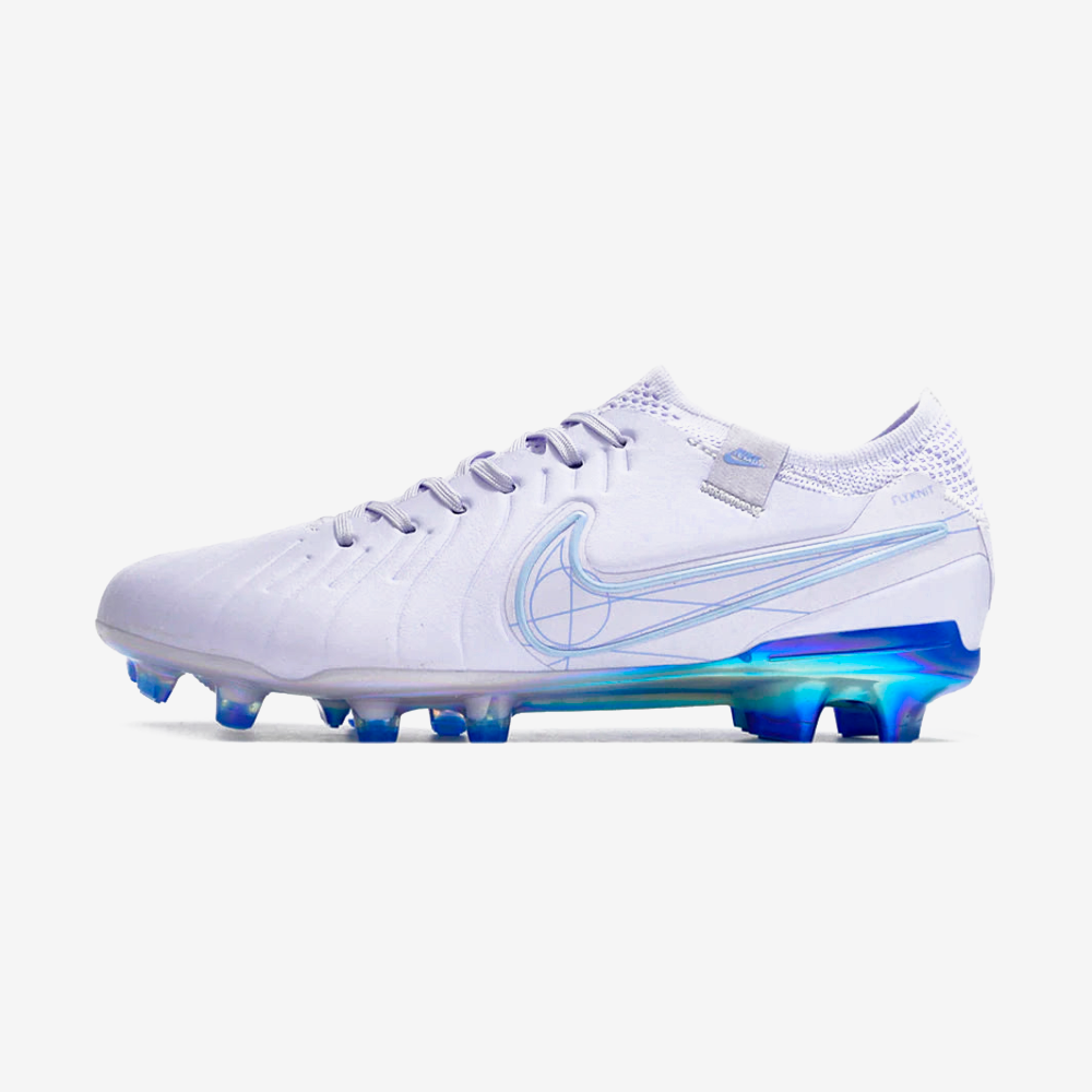 Chuteira Nike Tiempo Legend 10 FG - Branco Gelo - vista frontal