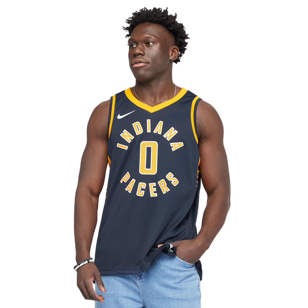 Camisa Regata Nike NBA Indiana Pacers Icon Edition 2022/23 - imagem 1