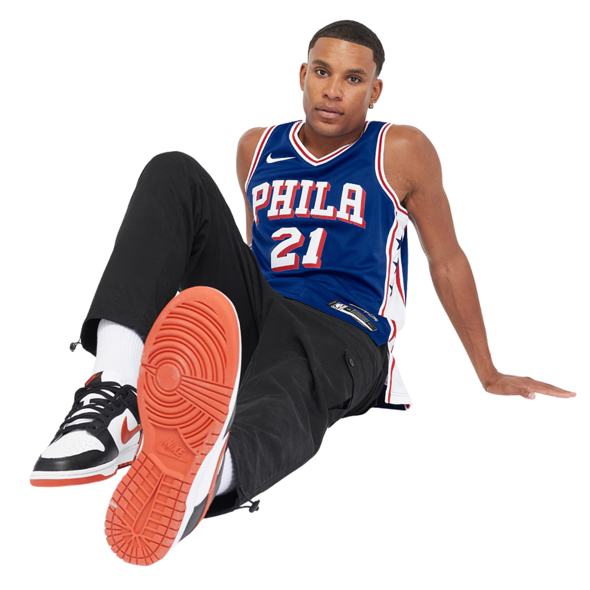 Camisa Regata Nike NBA Philadelphia 76ers 2024/25 - imagem 4