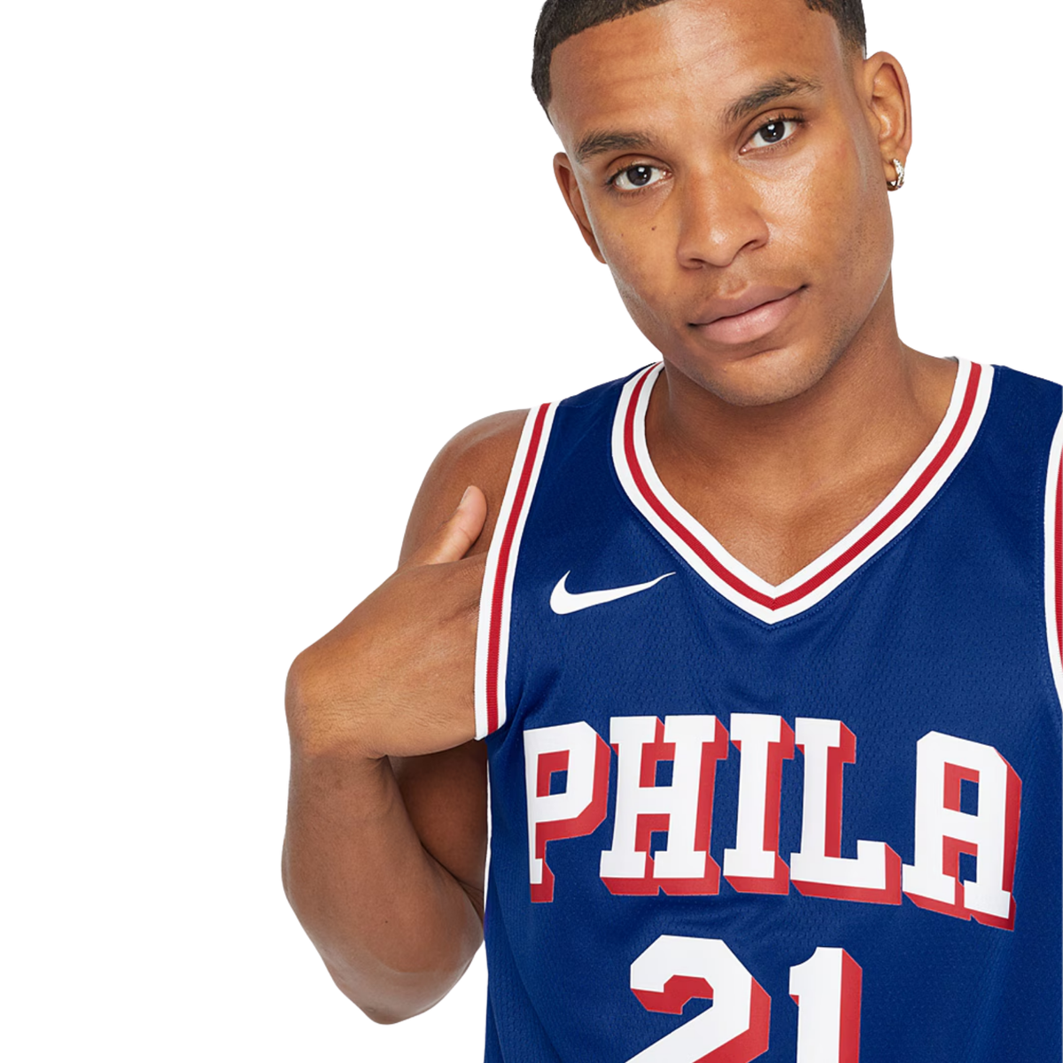 Camisa Regata Nike NBA Philadelphia 76ers 2024/25 - imagem 6