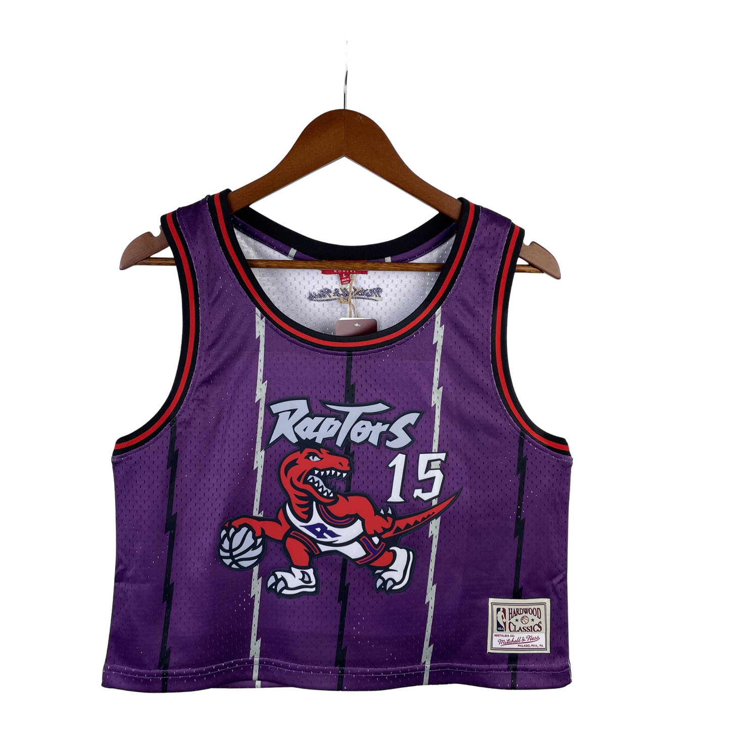 Regata Cropped Toronto Raptors Mitchell & Ness Hardwood Classics - imagem 1