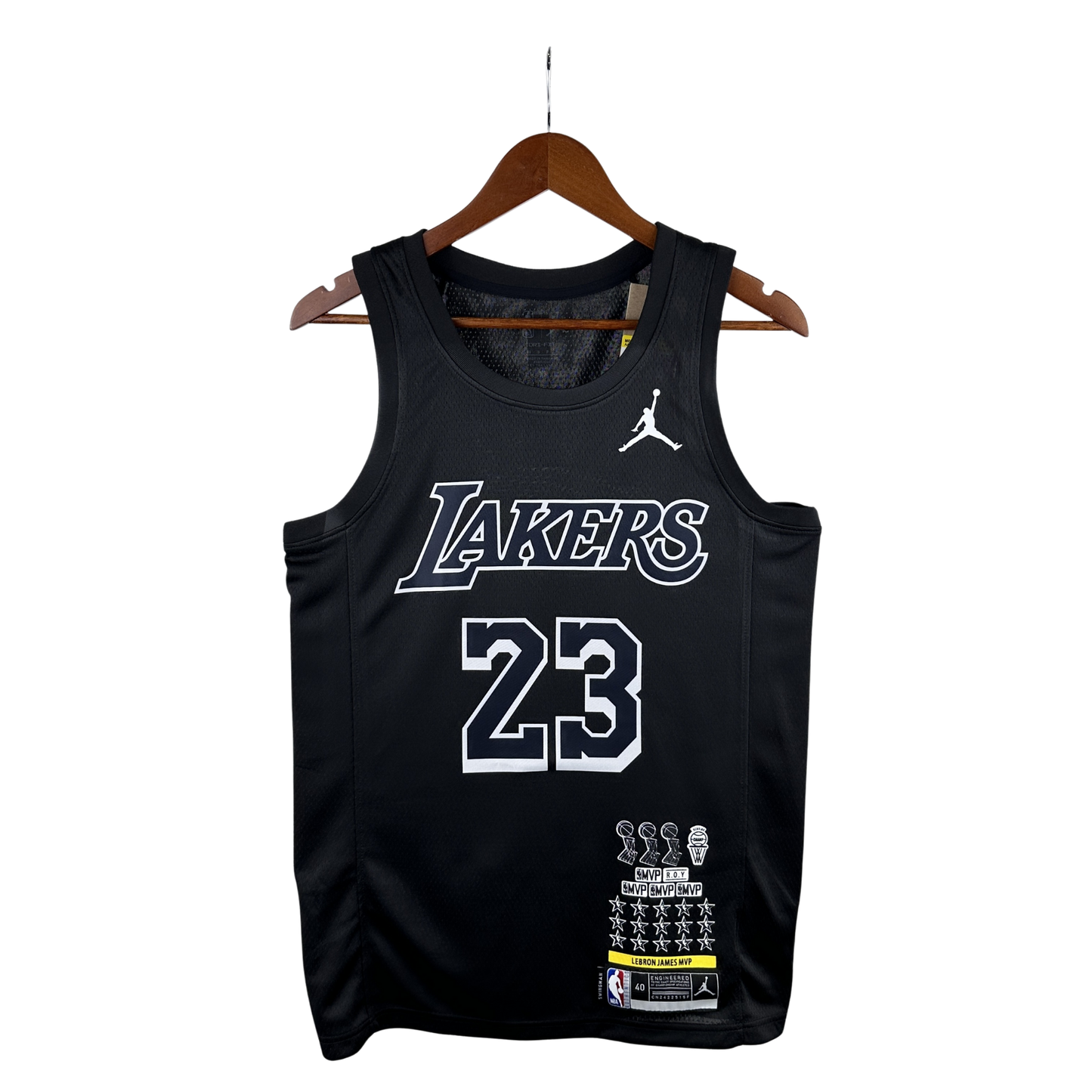 Camisa Regata Jordan NBA Los Angeles Lakers LeBron James MVP - imagem 1