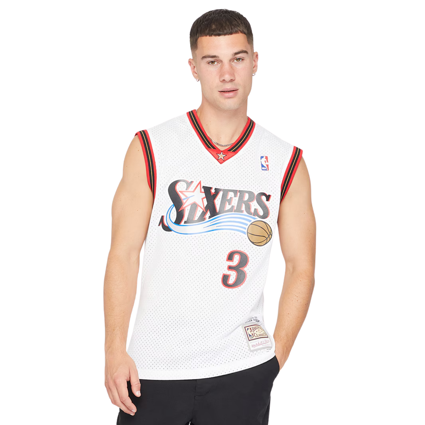Camisa Regata NBA Philadelphia 76ers Mitchell & Ness 2002/03 - imagem 1