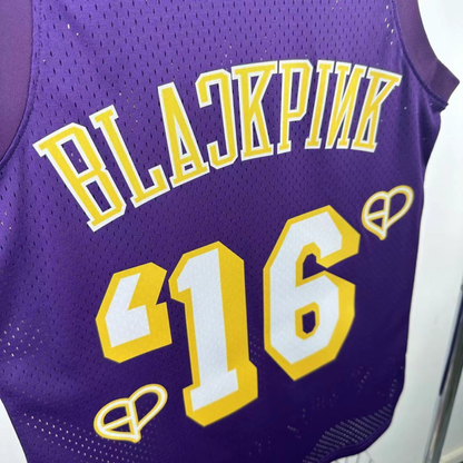 Camisa Regata Los Angeles Lakers Mitchell & Ness Hardwood Classics Edição Limitada - imagem 9
