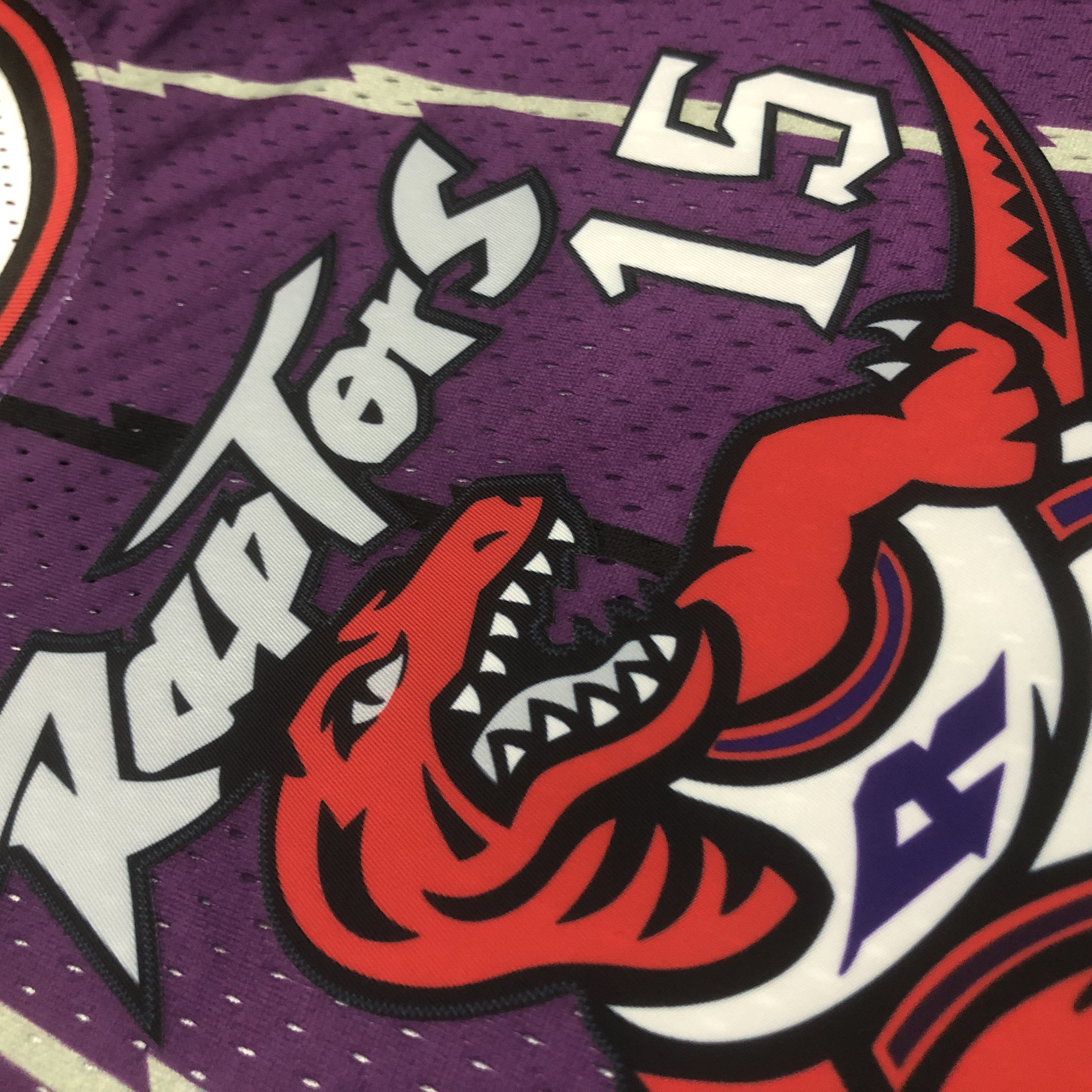 Regata Cropped Toronto Raptors Mitchell & Ness Hardwood Classics - imagem 6