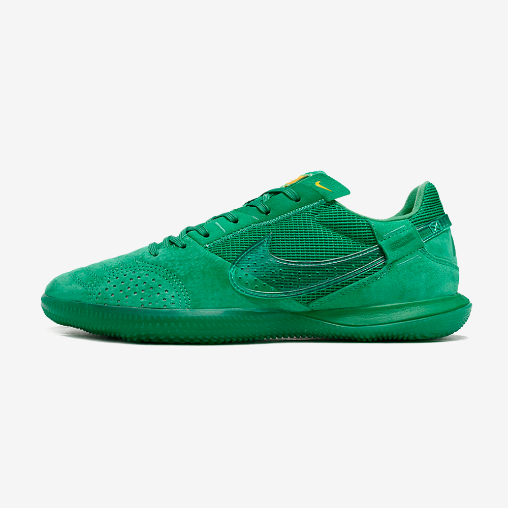 Tênis Futsal Nike Street Gato IC - Verde - vista frontal