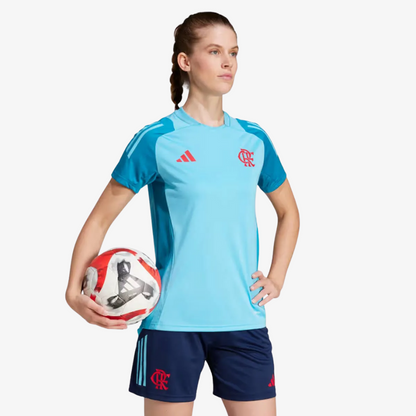 Camisa Adidas Feminina Treino Flamengo 2025/26 — imagem 4