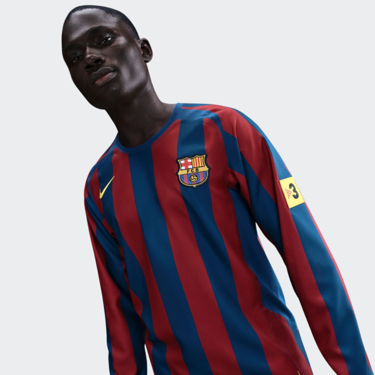 Camisa Barcelona Retrô Home 2005/2006 Torcedor Nike Masculino — imagem 3
