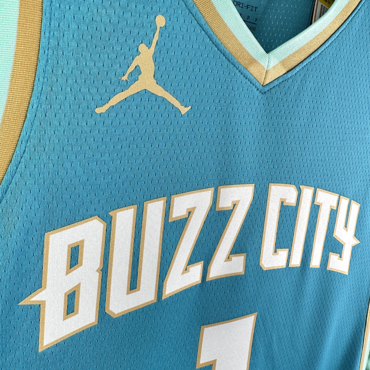 Camisa Regata Jordan NBA Charlotte Hornets City Edition 2023/24 - imagem 3