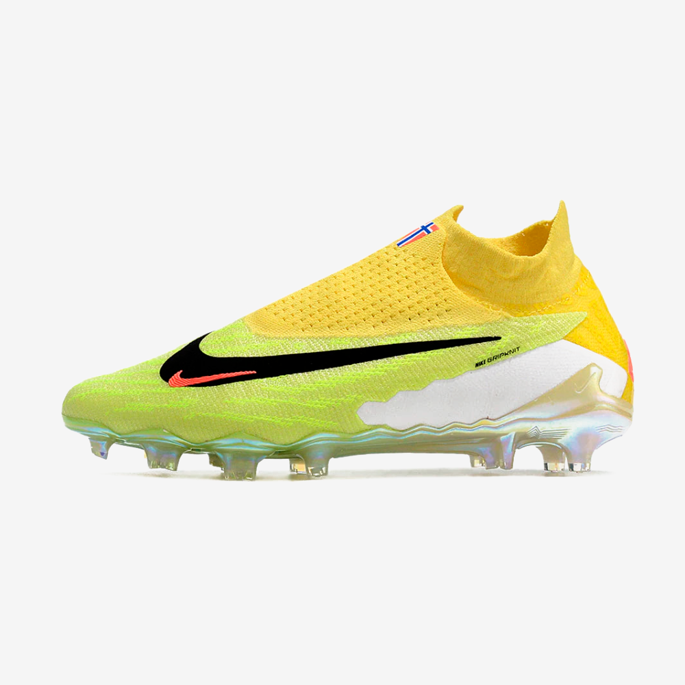 Chuteira Nike Gripknit Phantom GX HAALAND Elite Dynamic Fit FG - vista frontal