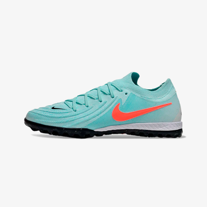 Chuteira Society Nike Phantom GX II TF - Azul - vista frontal