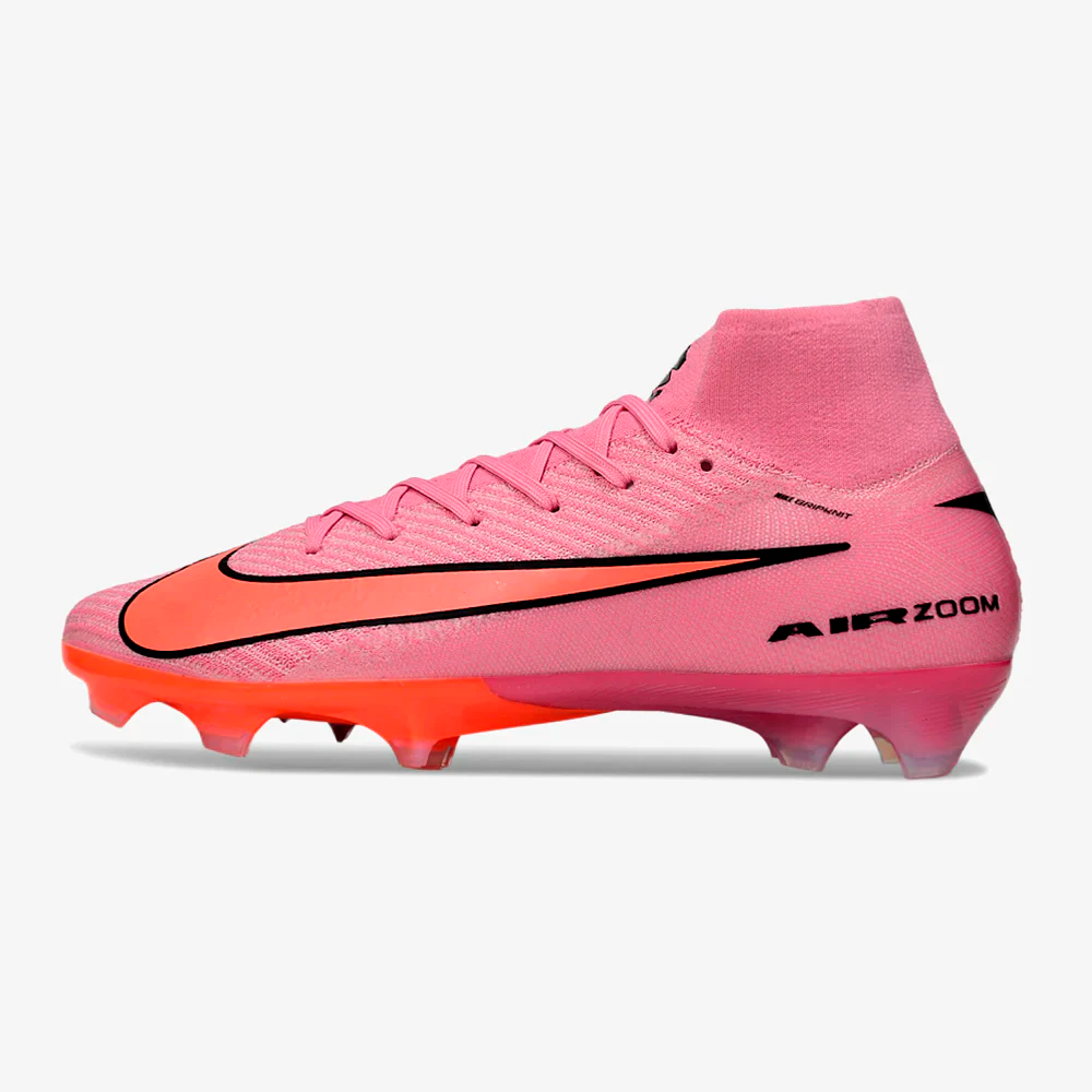Chuteira Nike Air Zoom Mercurial Superfly 16 Elite FG - Rosa - Pack Scary Good - vista frontal