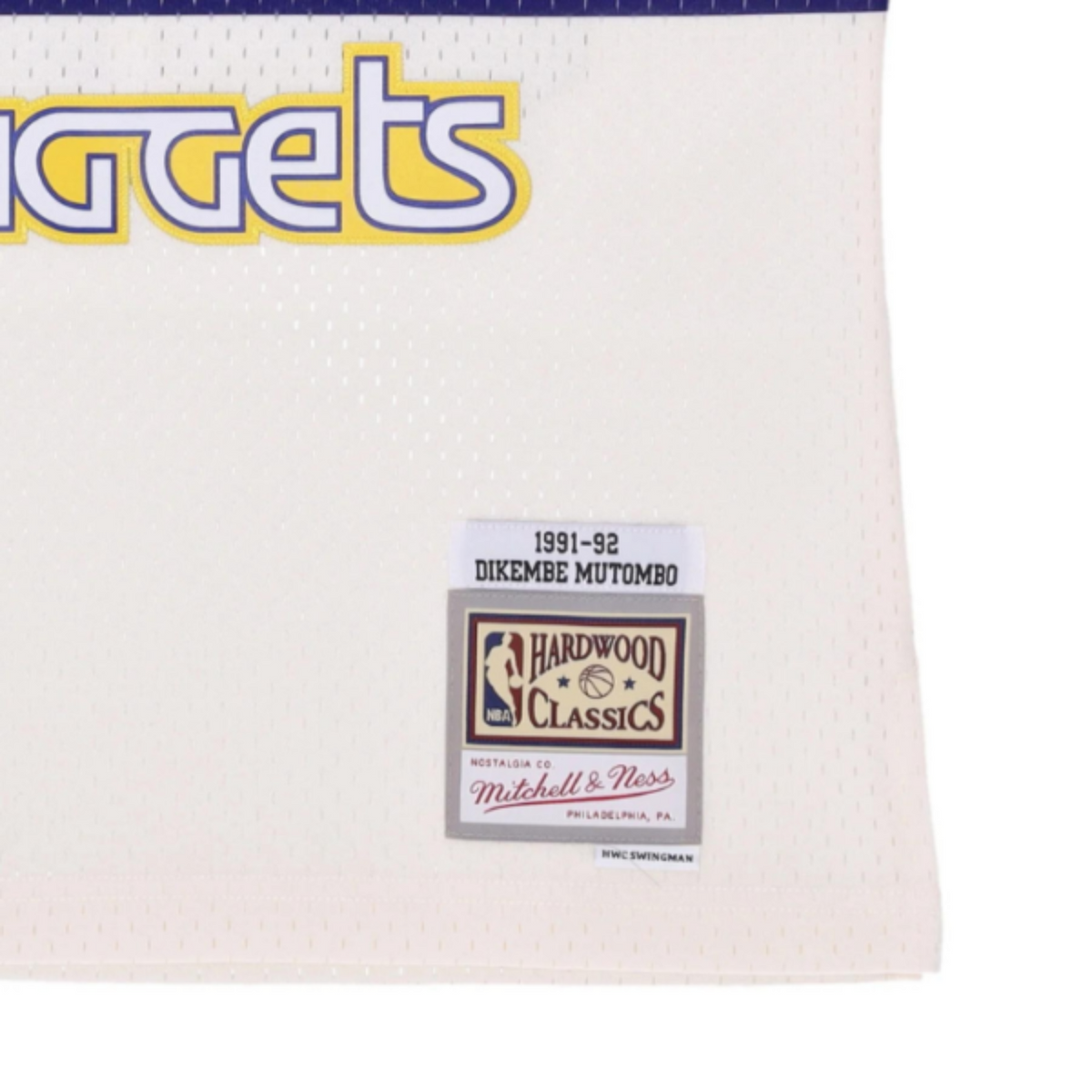 Camisa Regata NBA Denver Nuggets Mitchell & Ness 1991/92 - imagem 4