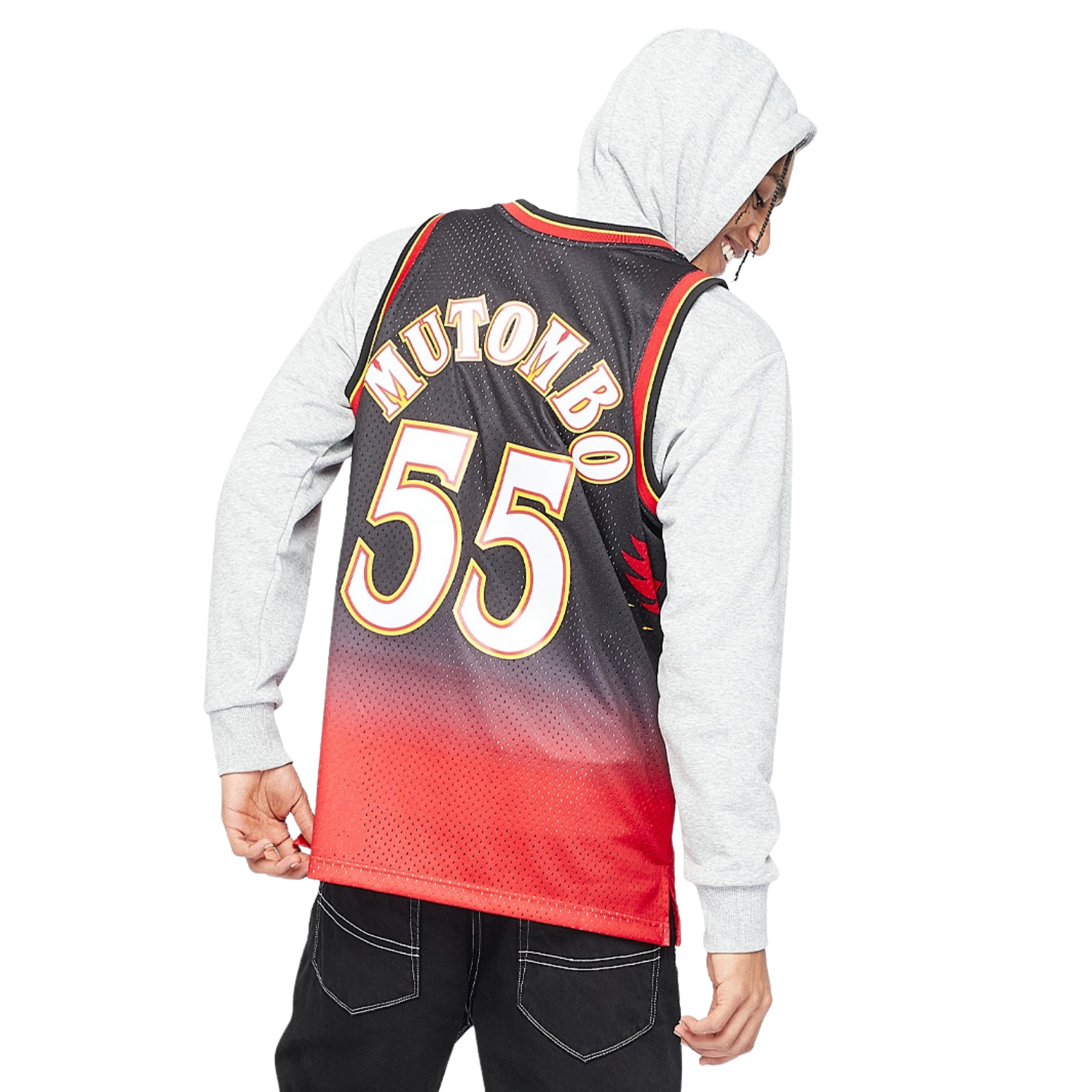 Camisa Regata NBA Atlanta Hawks Mitchell & Ness 1996 - imagem 2
