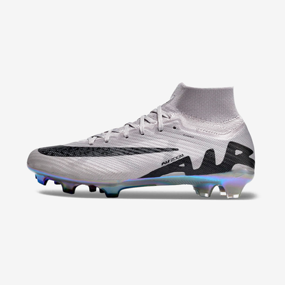 Chuteira Nike Mercurial superfly 9 Air Zoom Ultra FG - Cinza - vista frontal