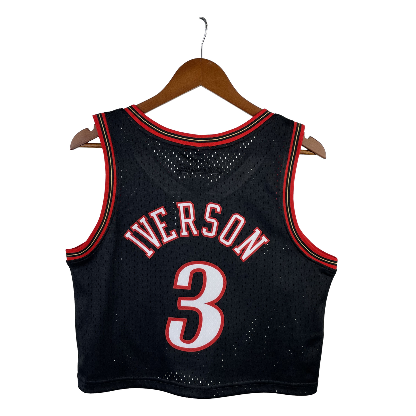 Regata Cropped Philadelphia 76ers Mitchell & Ness Hardwood Classics - imagem 2