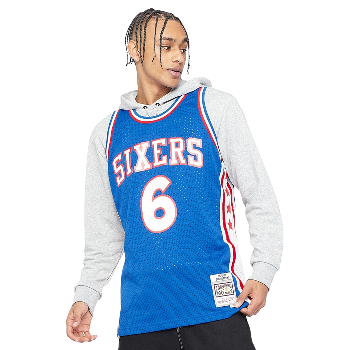 Camisa Regata NBA Philadelphia 76ers Mitchell & Ness 1976/77 - imagem 1