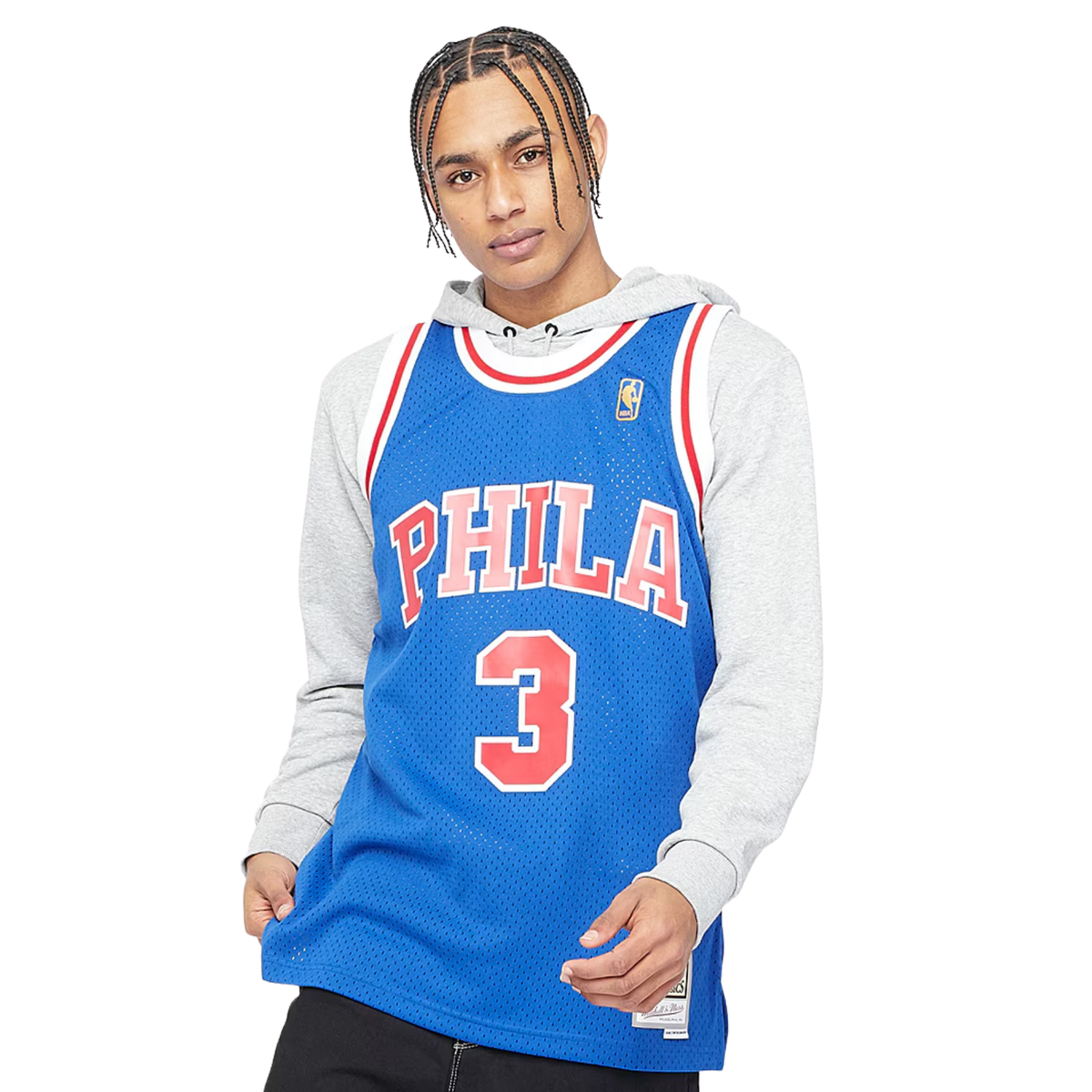 Camisa Regata NBA Philadelphia 76ers Mitchell & Ness 1996/97 - imagem 1