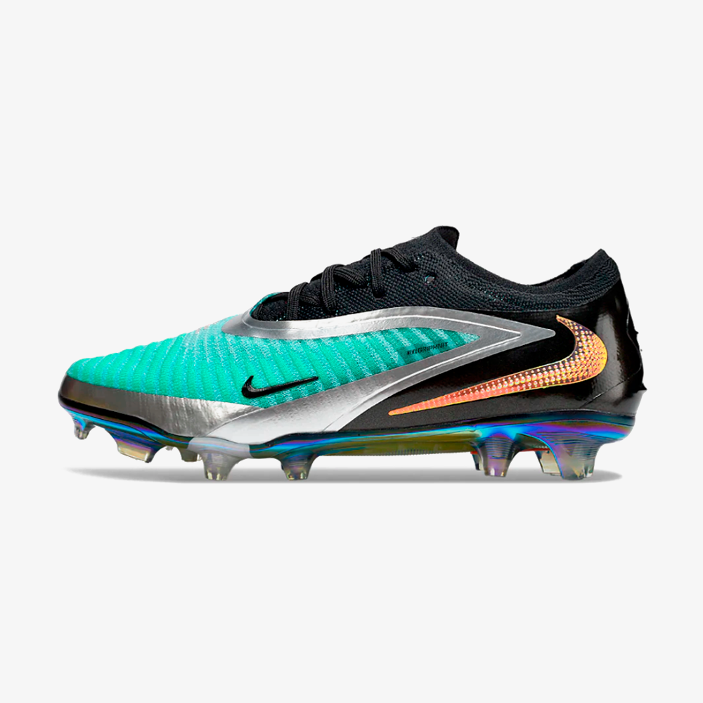 Chuteira Nike Phantom 6 Elite FG - Preta e Azul