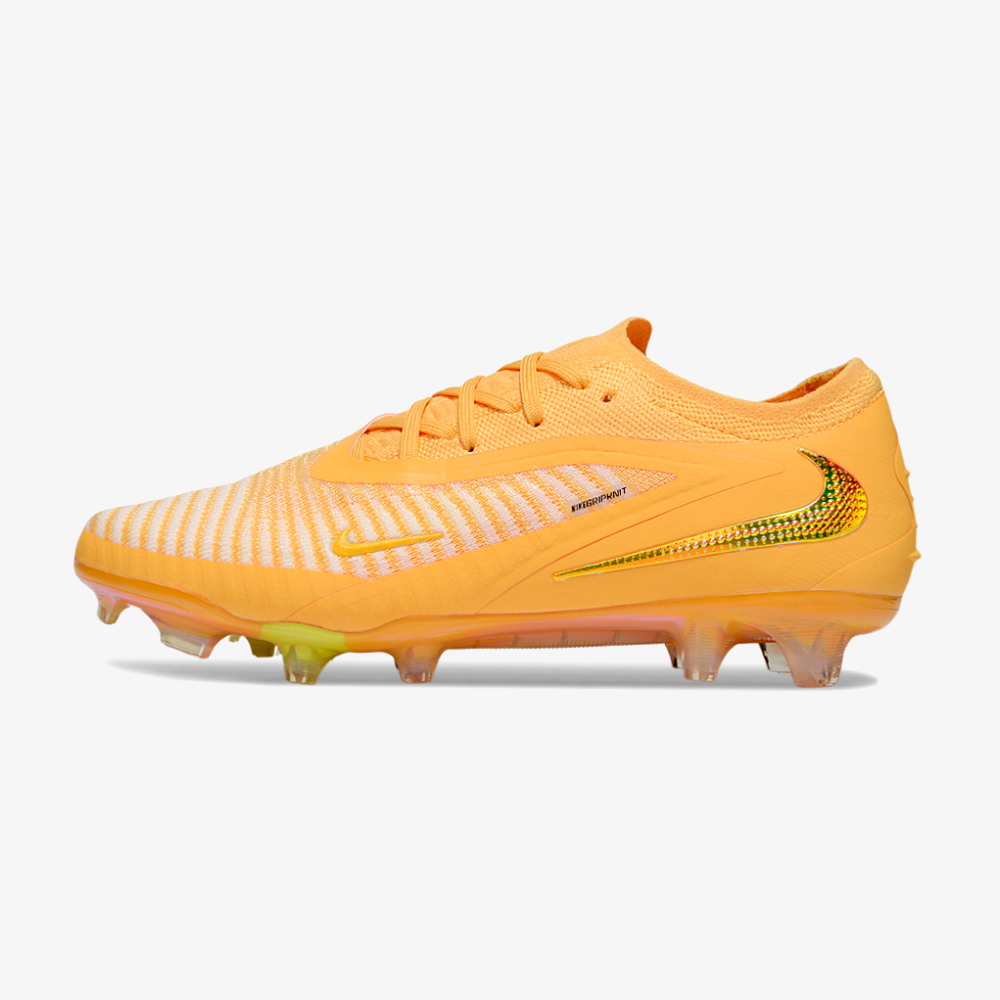 Chuteira Nike Phantom 6 Elite FG - Dourada - vista frontal