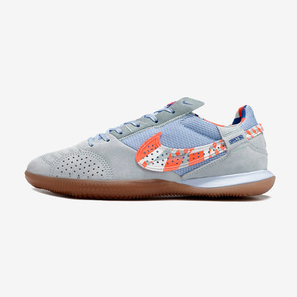 Tênis Futsal Nike Street Gato IC - Azul - vista frontal