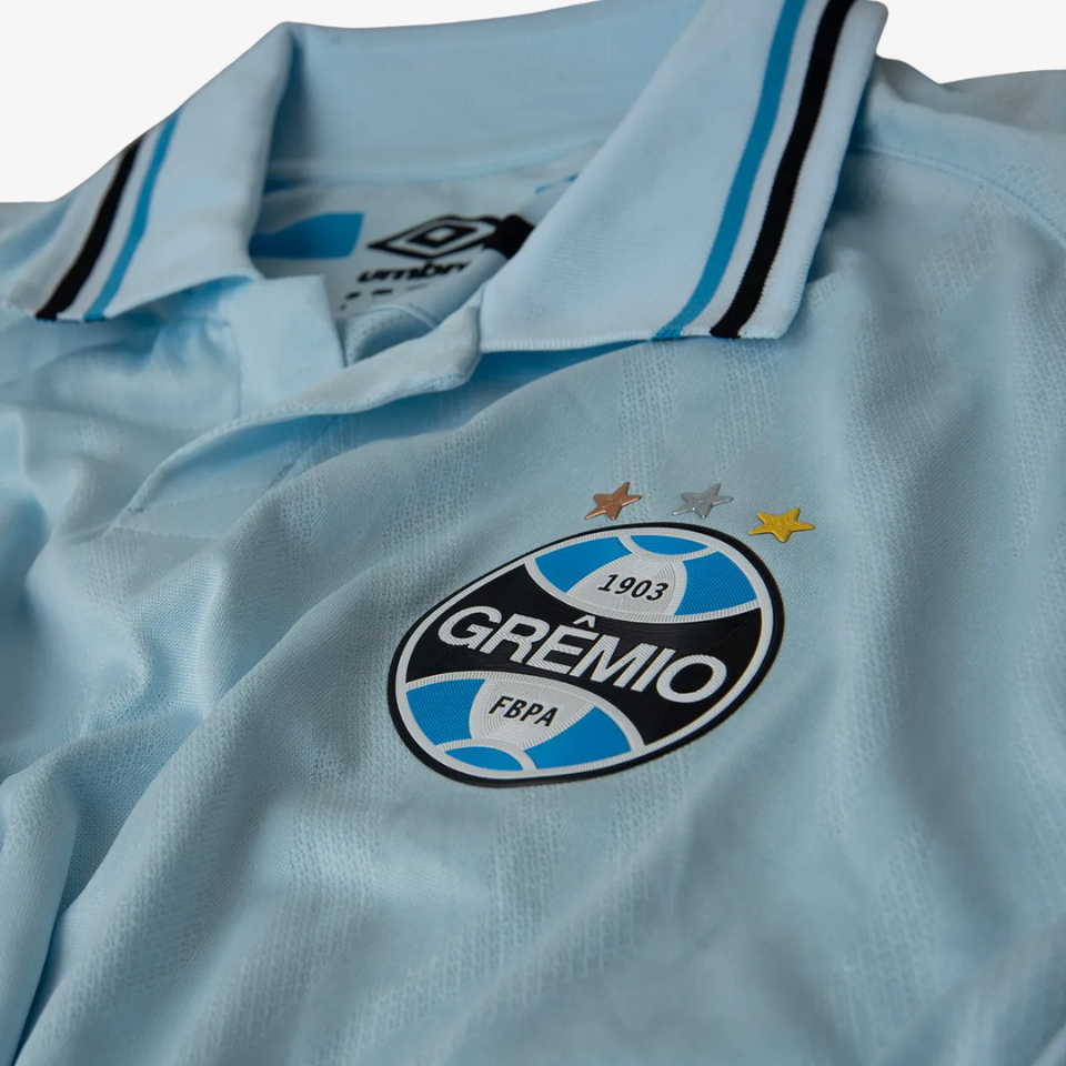 Camisa Umbro Grêmio 2025/26 II Azul Celeste Jogador — imagem 5