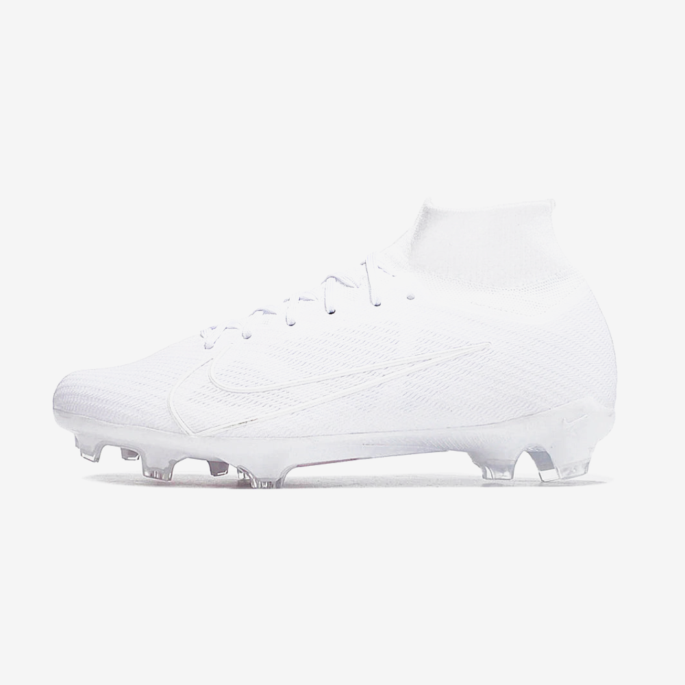 Chuteira Nike Mercurial superfly 9 Air Zoom Ultra White FG - vista frontal