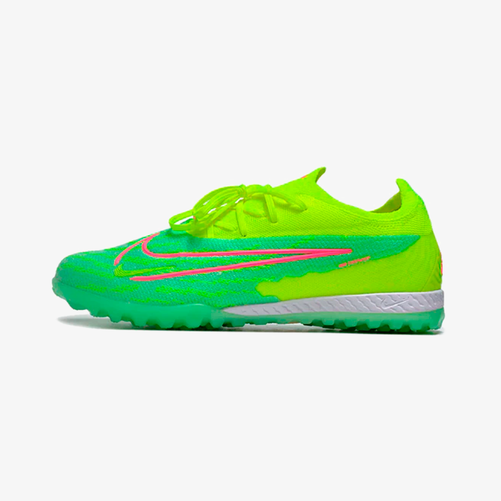 Chuteira Society Nike Gripknit Phantom GX Elite TF - vista frontal