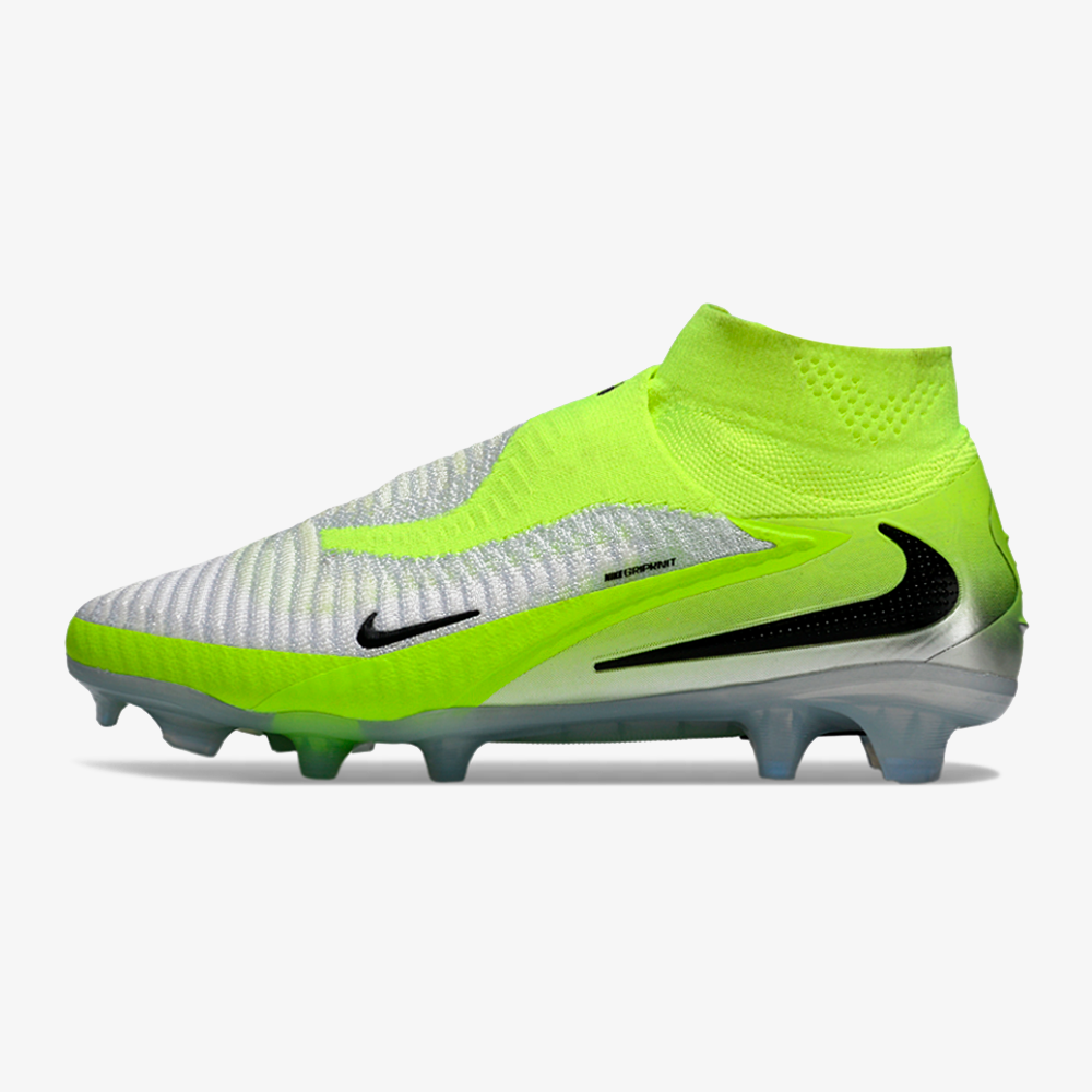 Chuteira Nike Phantom 6 Elite FG - Verde e  Branca - vista frontal