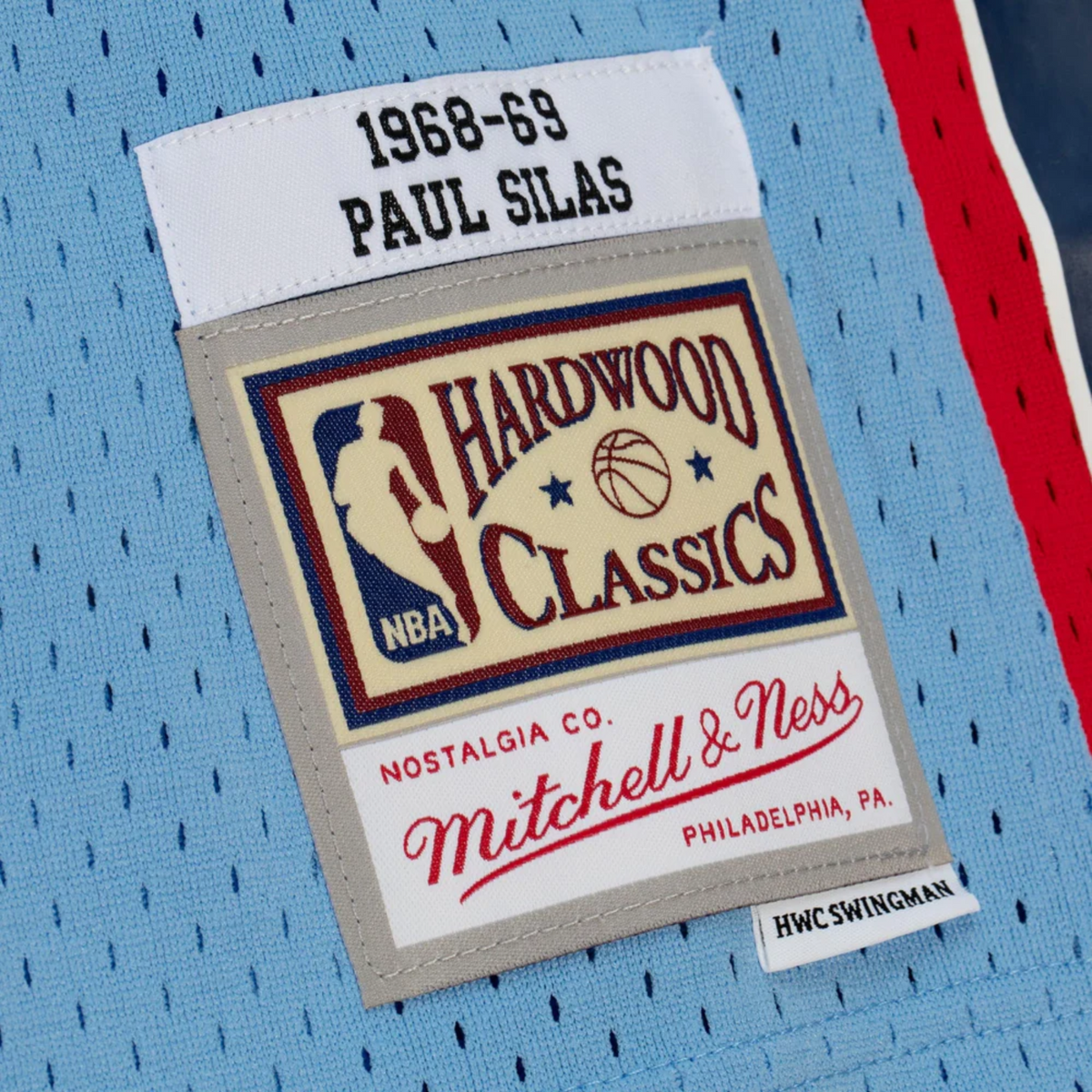 Camisa Regata NBA Atlanta Hawks Mitchell & Ness 1968 - imagem 6