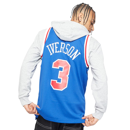 Camisa Regata NBA Philadelphia 76ers Mitchell & Ness 1996/97 - imagem 2