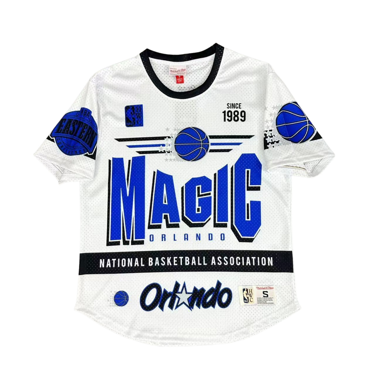Camisa NBA Orlando Magic Mitchell & Ness Hardwood Classics Vintage - imagem 13