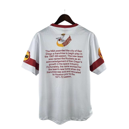 Camisa NBA Houston Rockets Mitchell & Ness Hardwood Classics Vintage - imagem 2
