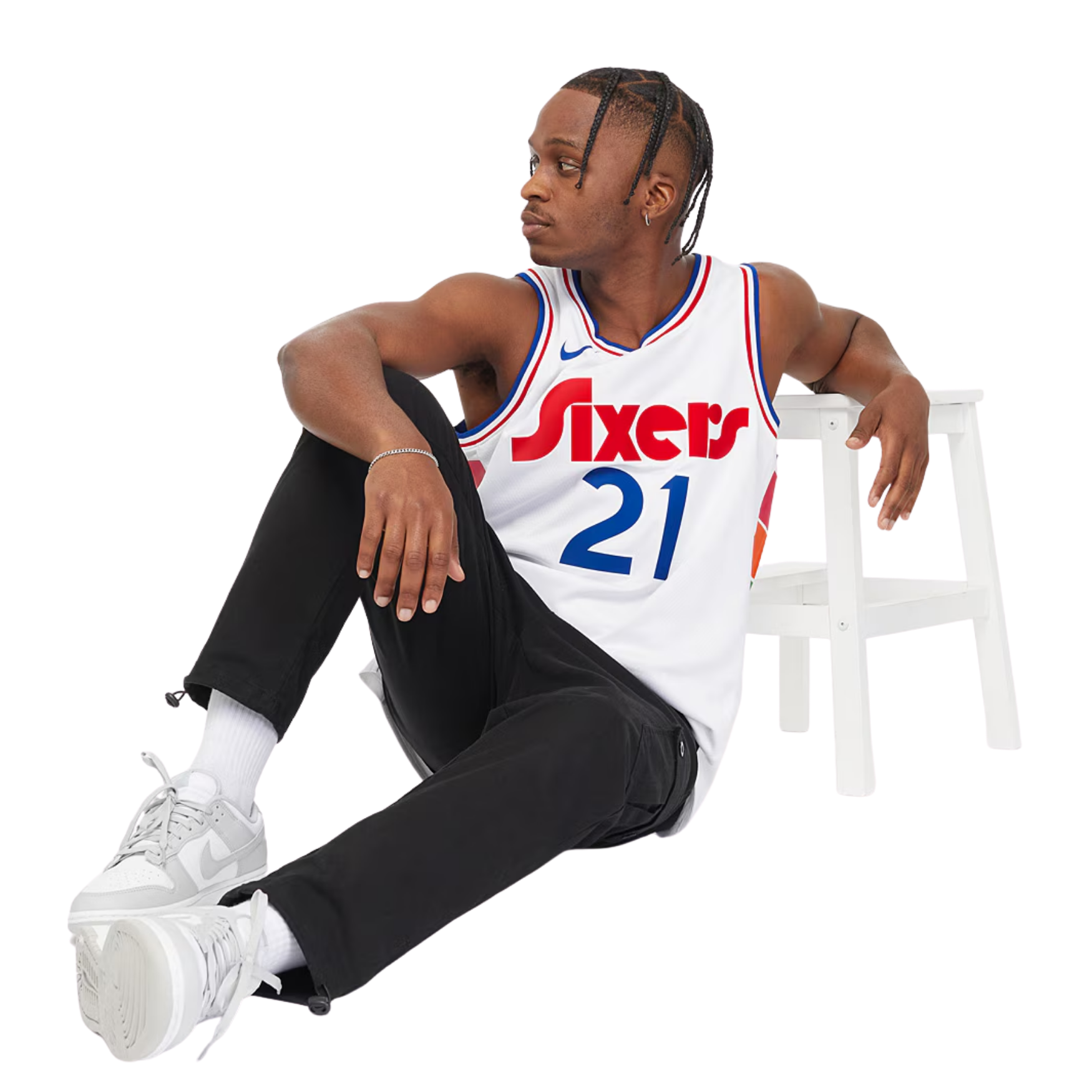 Camisa Regata Nike NBA Philadelphia 76ers City Edition 2024/25 - imagem 3