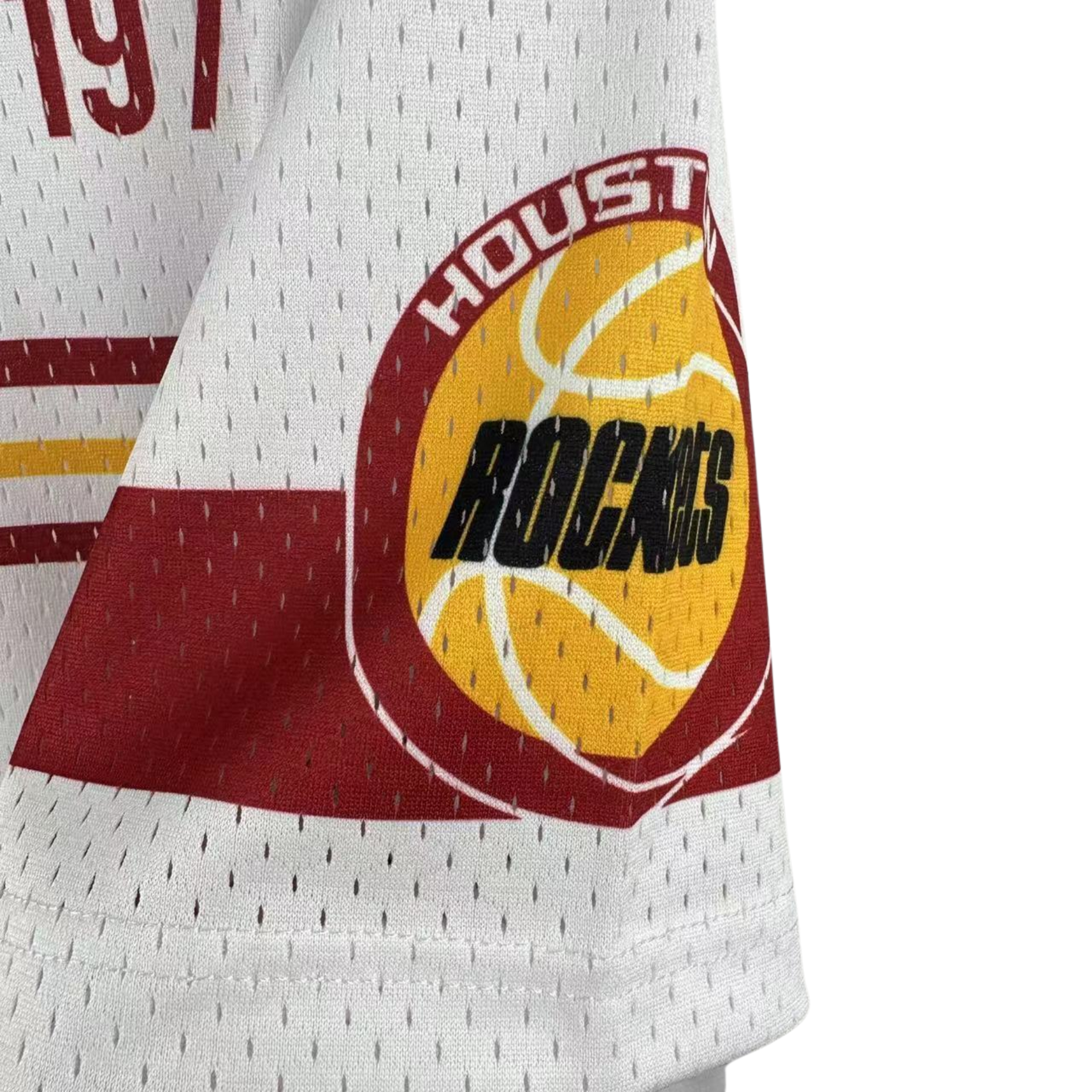 Camisa NBA Houston Rockets Mitchell & Ness Hardwood Classics Vintage - imagem 6