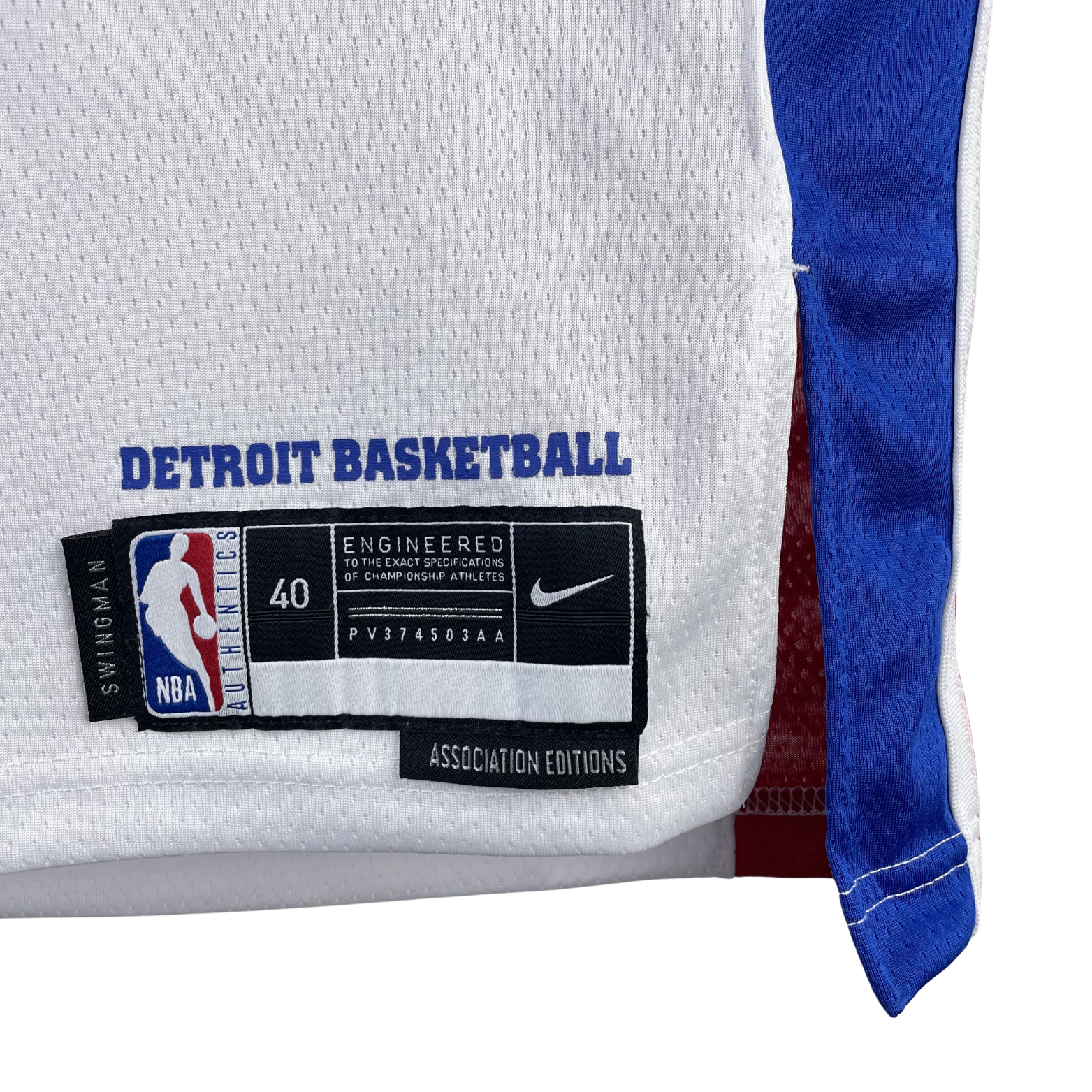 Camisa Regata Nike NBA Detroit Pistons Association Edition 2020/21 - imagem 4