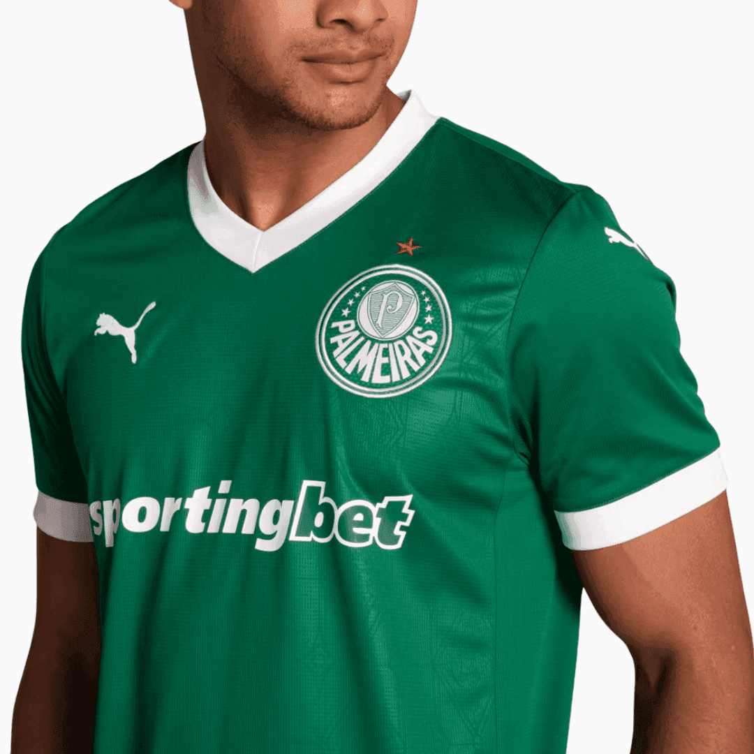 Camisa Puma Palmeiras 2025/26 I - Gómes N° 15 — imagem 4
