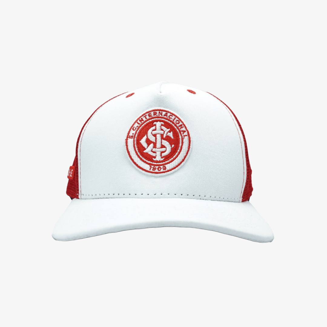 Boné Trucker Internacional Tela - Branco — imagem 2