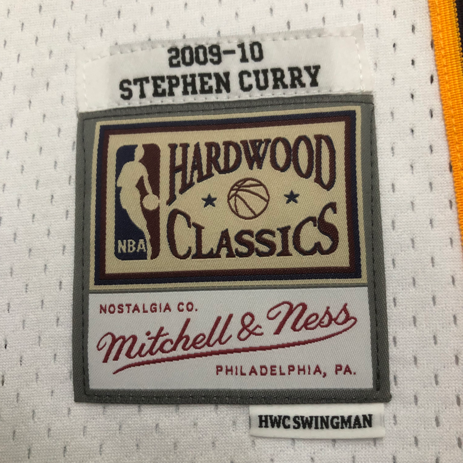 Camisa Regata Nike NBA Swingman Golden State Warriors Mitchell & Ness Hardwood Classics 2009/10 - imagem 6