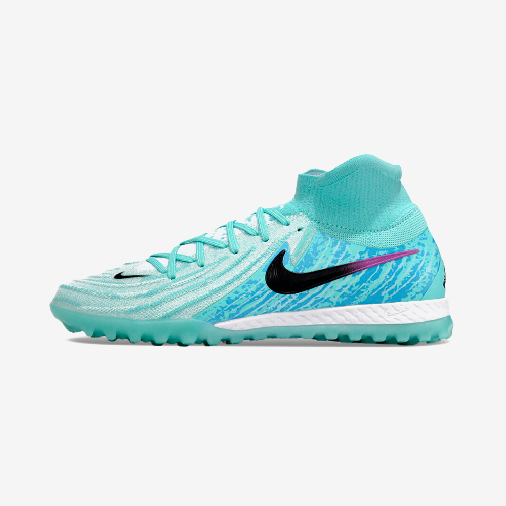 Chuteira Nike Phantom Luna TF - Azul - vista frontal