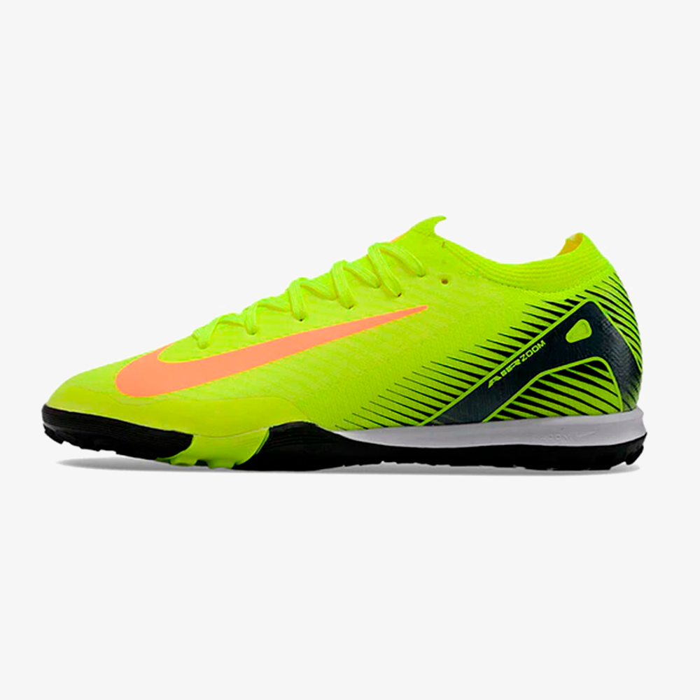Chuteira Society Nike Air Zoom Mercurial Vapor 16 Elite TF - Verde - vista frontal