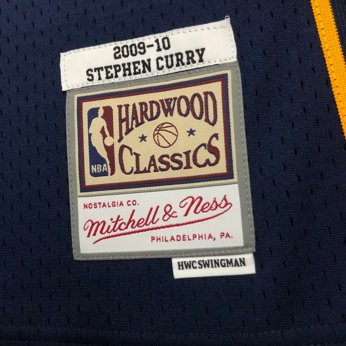 Camisa Regata Nike NBA Swingman Golden State Warriors Mitchell & Ness Hardwood 2009/10 - imagem 6