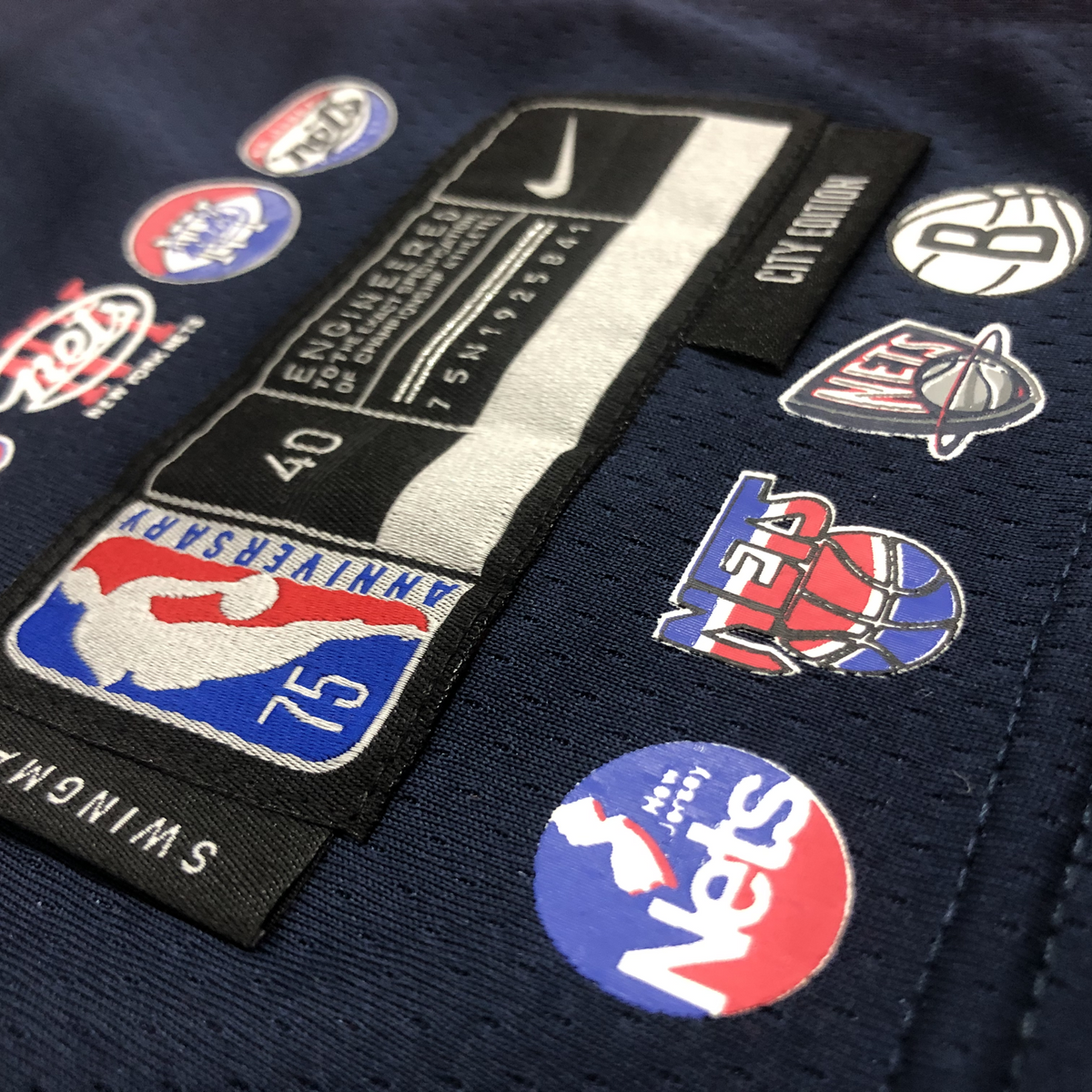 Camisa Regata Nike NBA Brooklyn Nets Aniversário 75 Anos Diamante 2021/22 - imagem 5