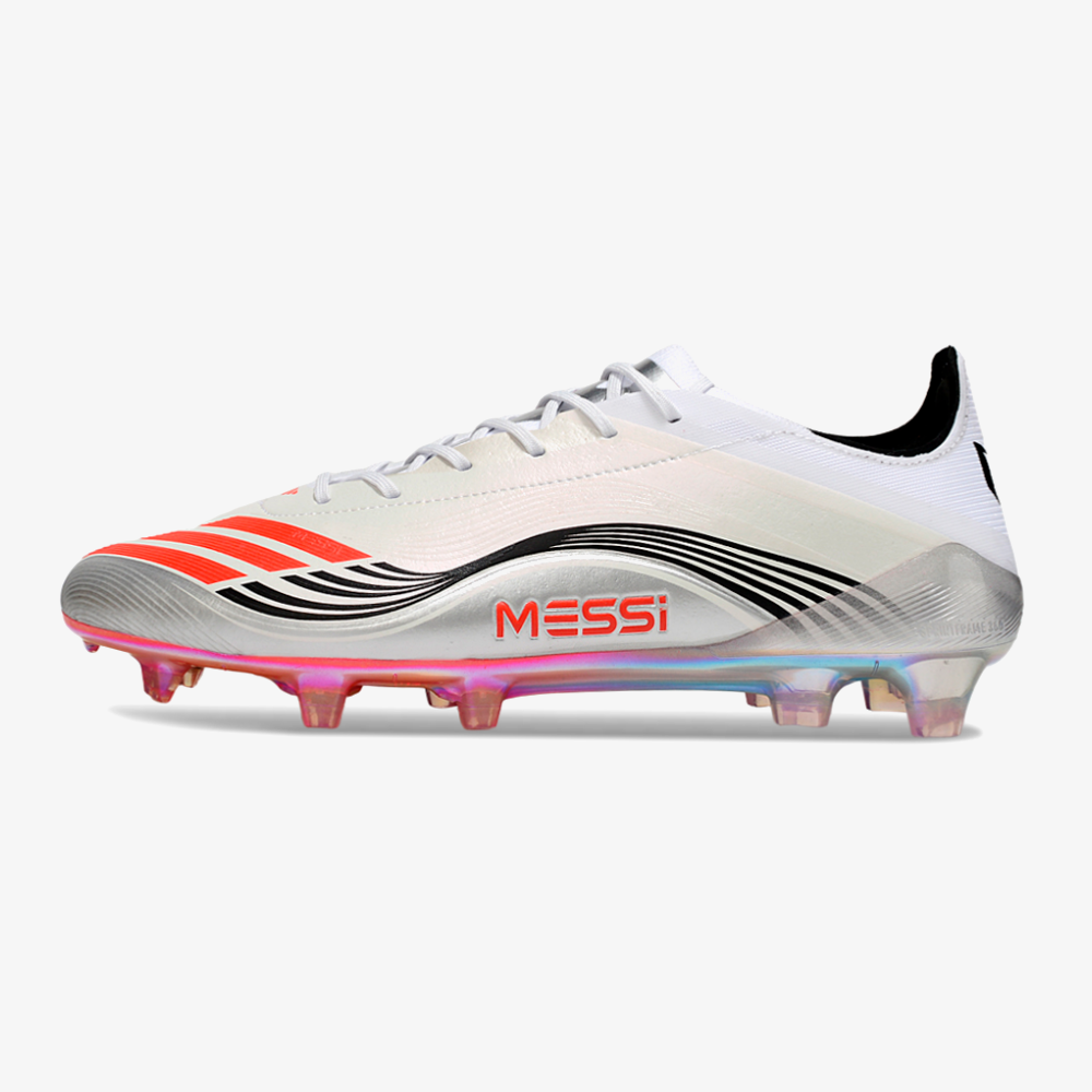 Chuteira Adidas F50 Messi Elite FG - Branca - vista frontal