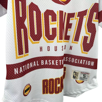 Camisa NBA Houston Rockets Mitchell & Ness Hardwood Classics Vintage - imagem 10