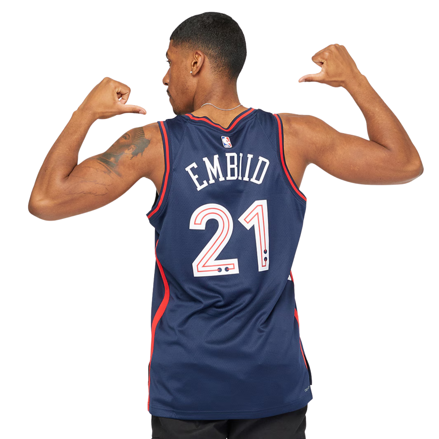 Camisa Regata Nike NBA Philadelphia 76ers City Edition 2023/24 - imagem 2